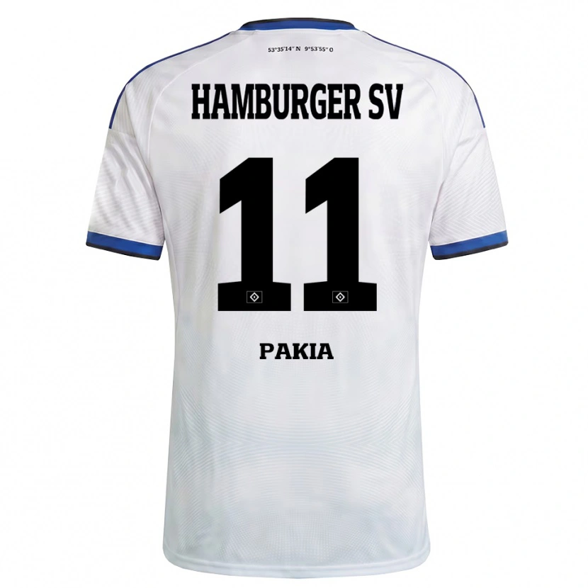 Danxen Homem Camisola Ware Pakia #11 Branco Preto Azul Principal 2026/27 Camisa