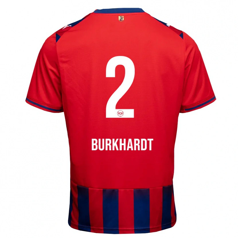 Danxen Homem Camisola Hannes Burkhardt #2 Azul Real Branco Vermelho Principal 2026/27 Camisa