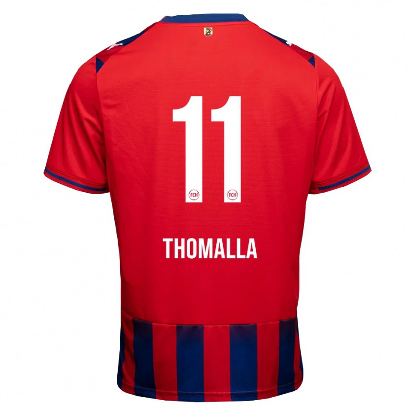 Danxen Homem Camisola Denis Thomalla #11 Azul Real Branco Vermelho Principal 2026/27 Camisa