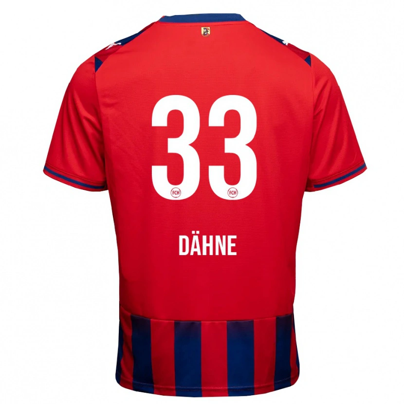 Danxen Homem Camisola Thomas Dähne #33 Azul Real Branco Vermelho Principal 2026/27 Camisa