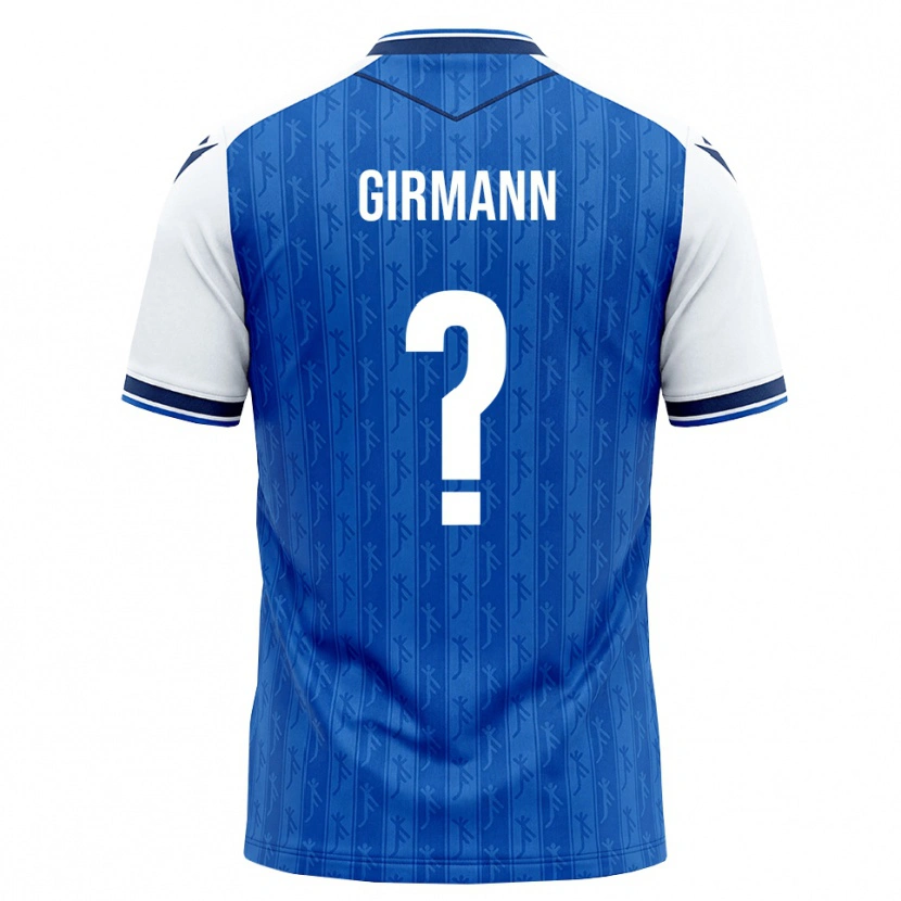 Danxen Homem Camisola David Girmann #0 Azul Real Branco Principal 2026/27 Camisa