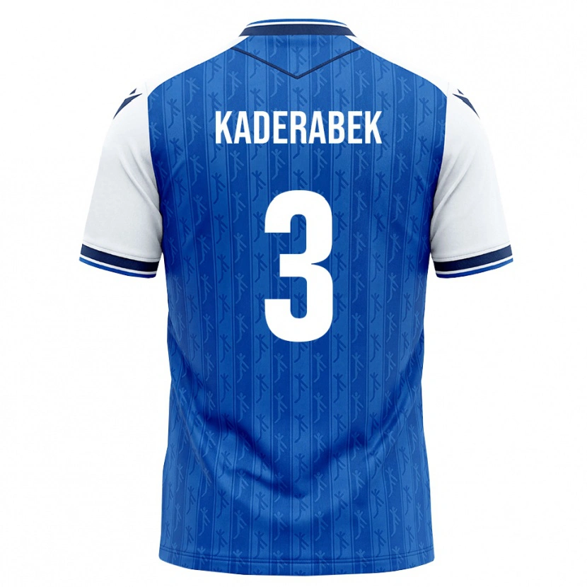 Danxen Homem Camisola Pavel Kaderabek #3 Azul Real Branco Principal 2026/27 Camisa