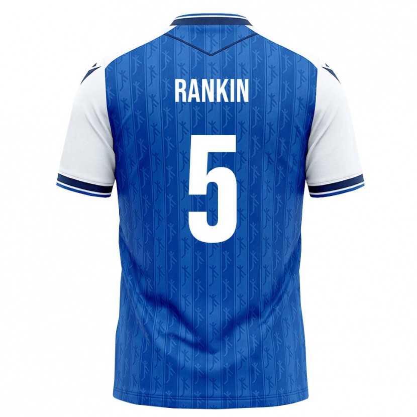 Danxen Homem Camisola Jamilla Rankin #5 Azul Real Branco Principal 2026/27 Camisa