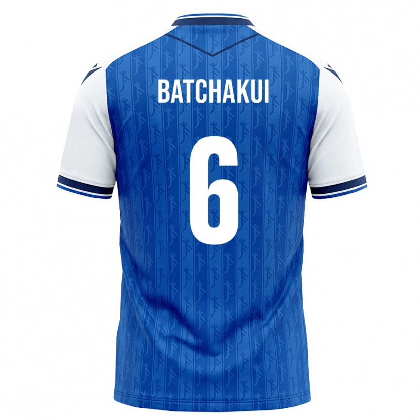 Danxen Homem Camisola Kylian Batchakui #6 Azul Real Branco Principal 2026/27 Camisa