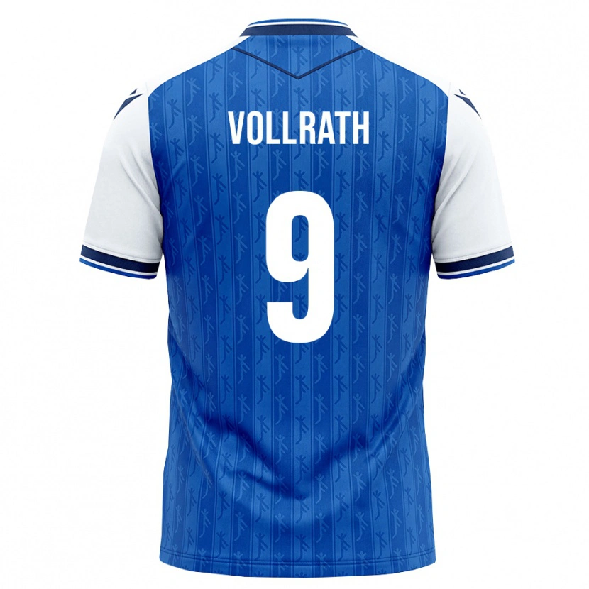 Danxen Homem Camisola Lucas Vollrath #9 Azul Real Branco Principal 2026/27 Camisa