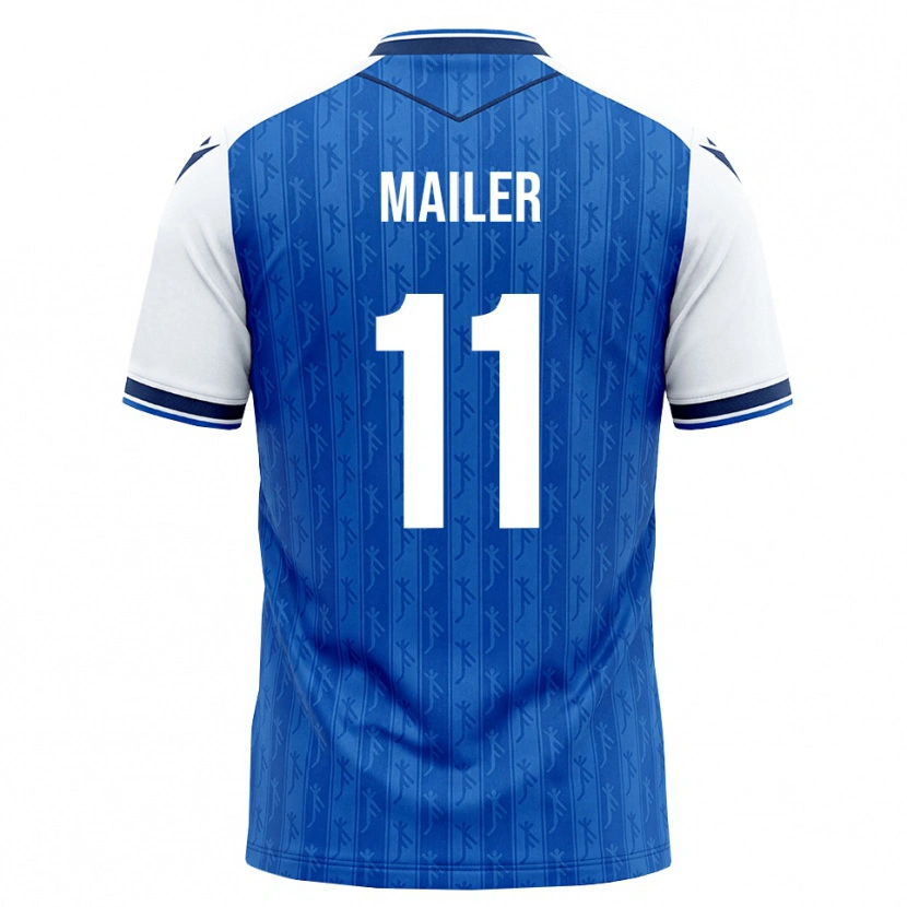 Danxen Homem Camisola Emanuele Mailer #11 Azul Real Branco Principal 2026/27 Camisa