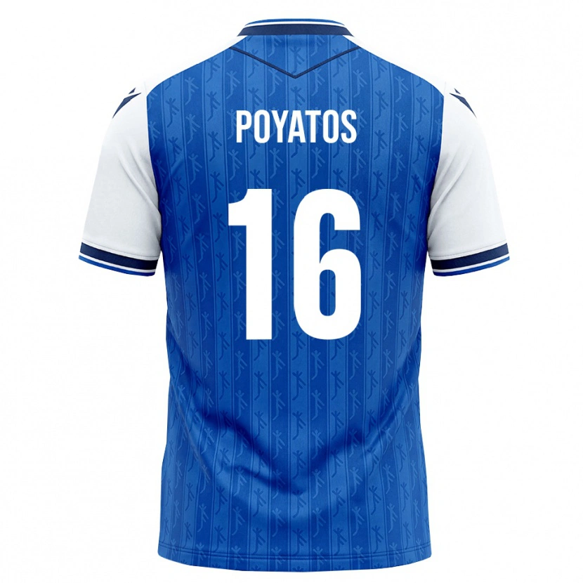Danxen Homem Camisola Miguel Poyatos #16 Azul Real Branco Principal 2026/27 Camisa