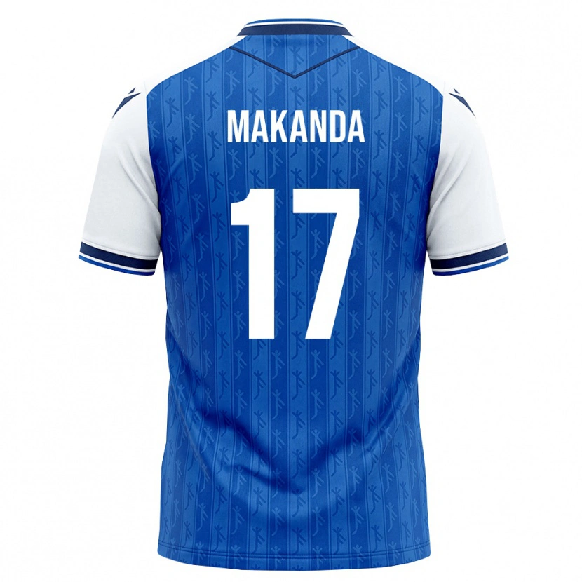 Danxen Homem Camisola Blessing Makanda #17 Azul Real Branco Principal 2026/27 Camisa
