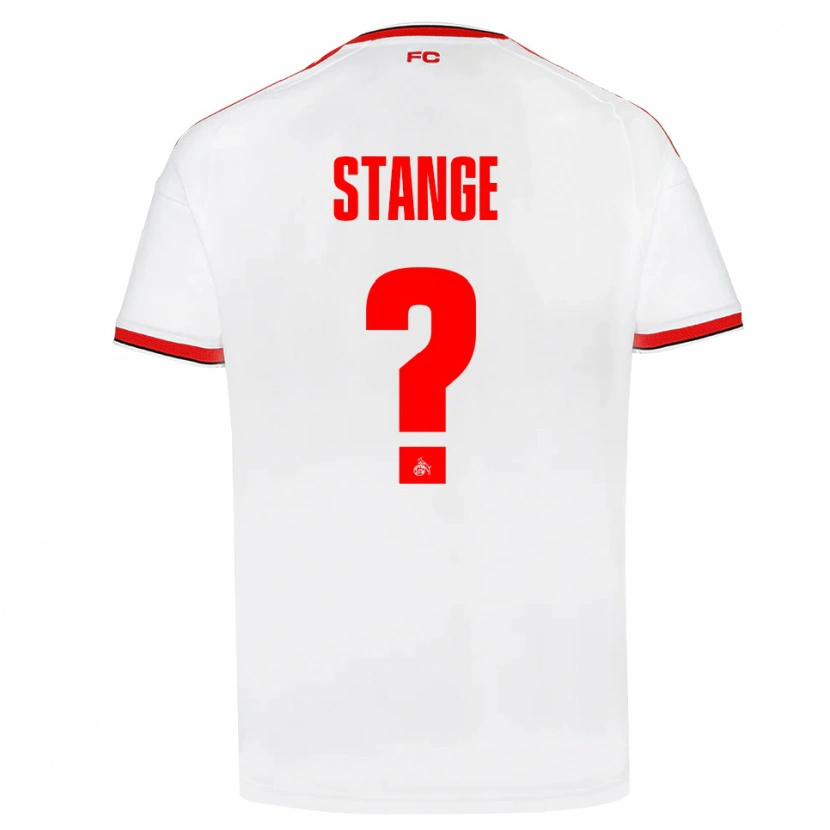 Danxen Homem Camisola Julian Stange #0 Branco Vermelho Preto Principal 2026/27 Camisa