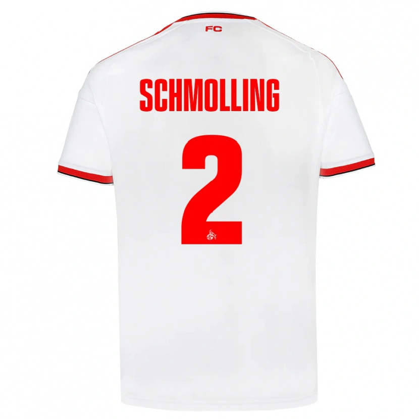 Danxen Homem Camisola Viktor Schmolling #2 Branco Vermelho Preto Principal 2026/27 Camisa