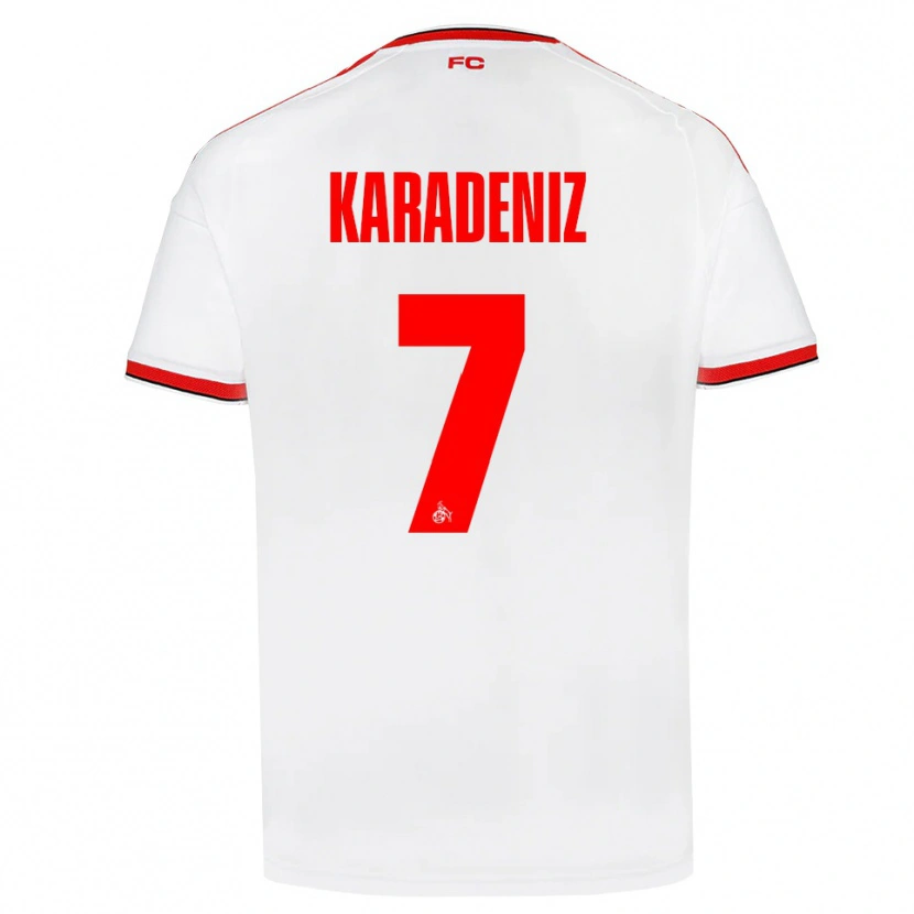 Danxen Homem Camisola Thierry Karadeniz #7 Branco Vermelho Preto Principal 2026/27 Camisa