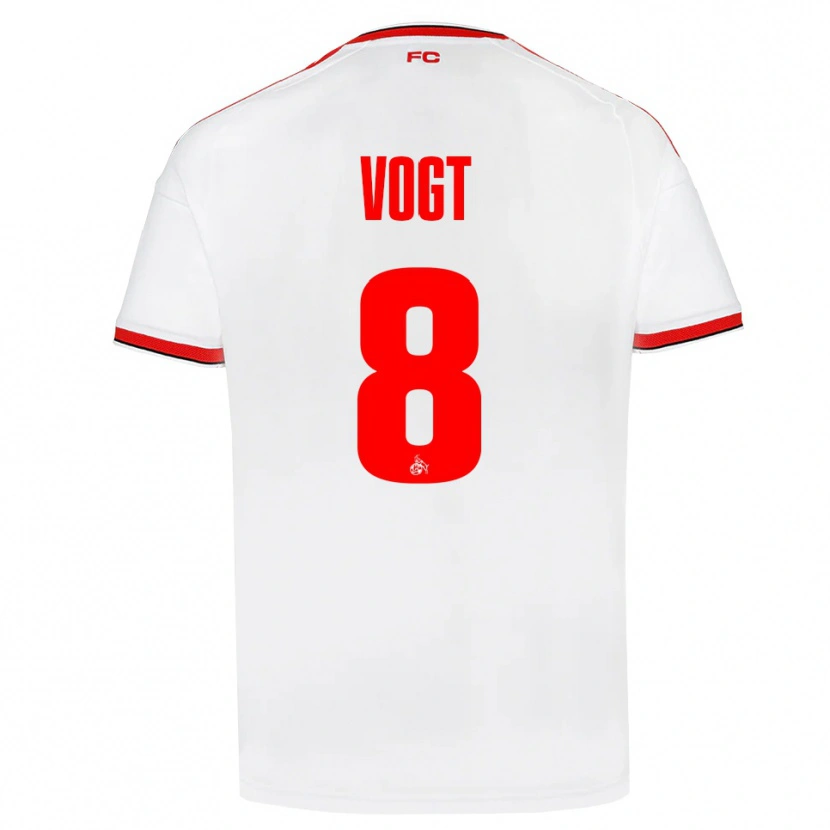 Danxen Homem Camisola Laura Vogt #8 Branco Vermelho Preto Principal 2026/27 Camisa