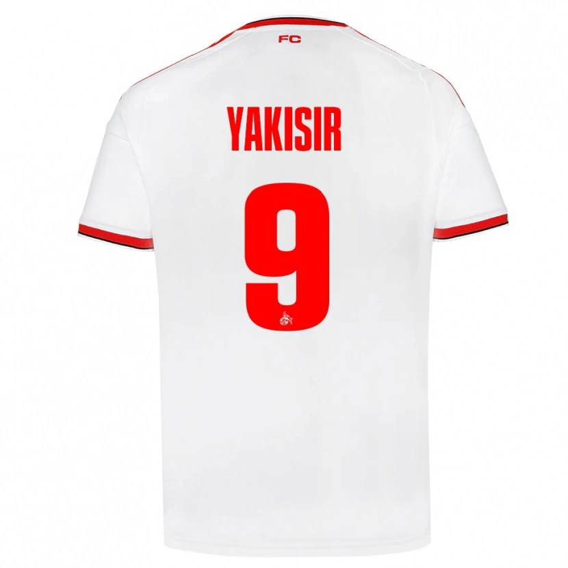 Danxen Homem Camisola Emir-Ahmet Yakisir #9 Branco Vermelho Preto Principal 2026/27 Camisa