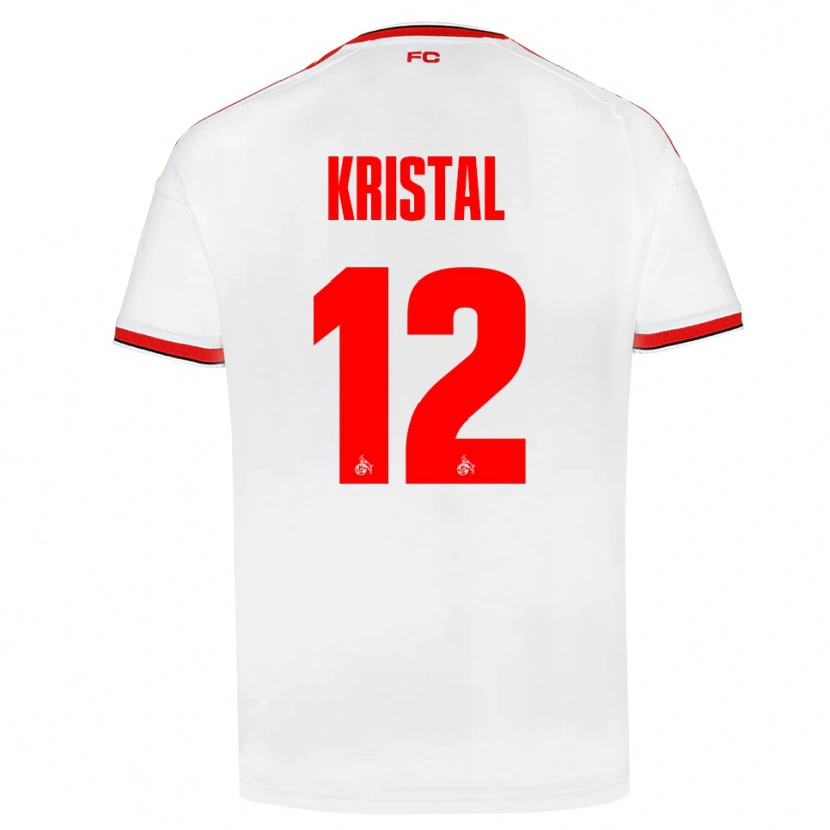 Danxen Homem Camisola Patrik Kristal #12 Branco Vermelho Preto Principal 2026/27 Camisa