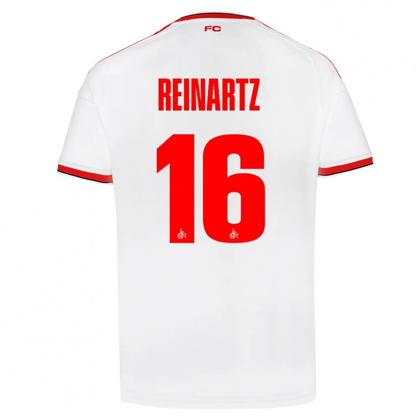 Danxen Homem Camisola Ben Reinartz #16 Branco Vermelho Preto Principal 2026/27 Camisa