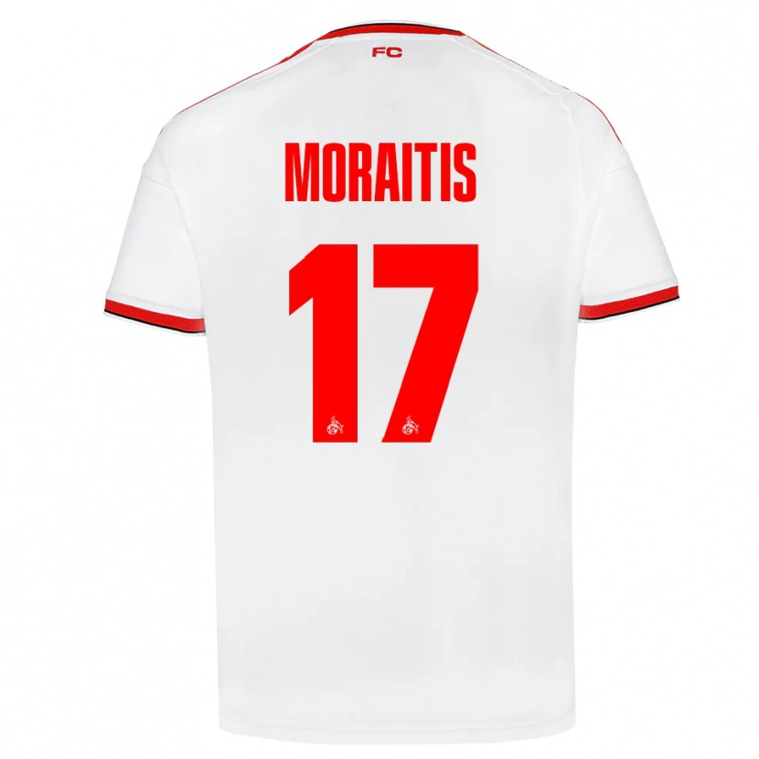 Danxen Homem Camisola Victor Moraitis #17 Branco Vermelho Preto Principal 2026/27 Camisa