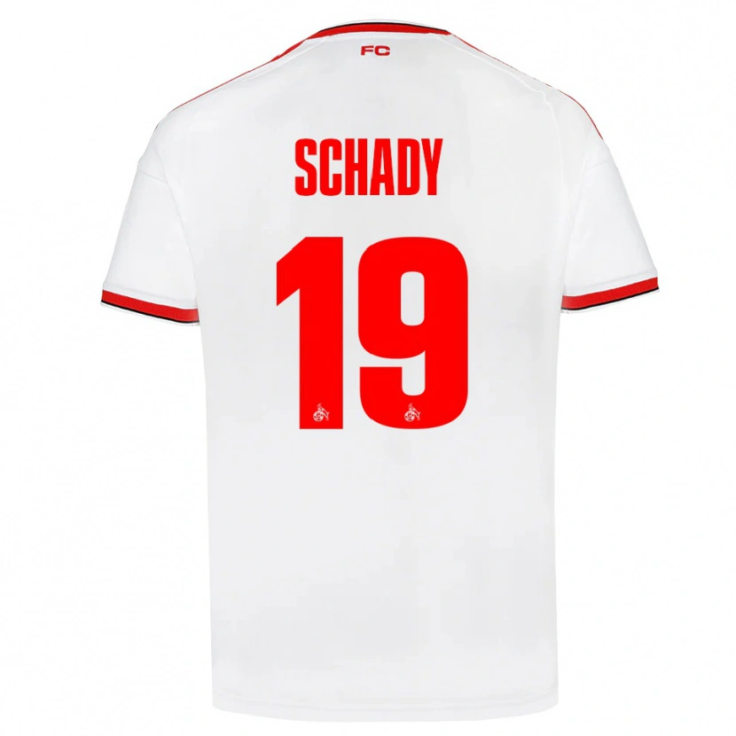 Danxen Homem Camisola Alexis Schady #19 Branco Vermelho Preto Principal 2026/27 Camisa