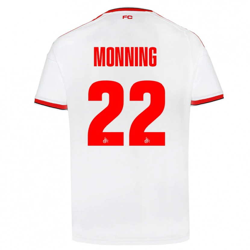 Danxen Homem Camisola Marlon Monning #22 Branco Vermelho Preto Principal 2026/27 Camisa