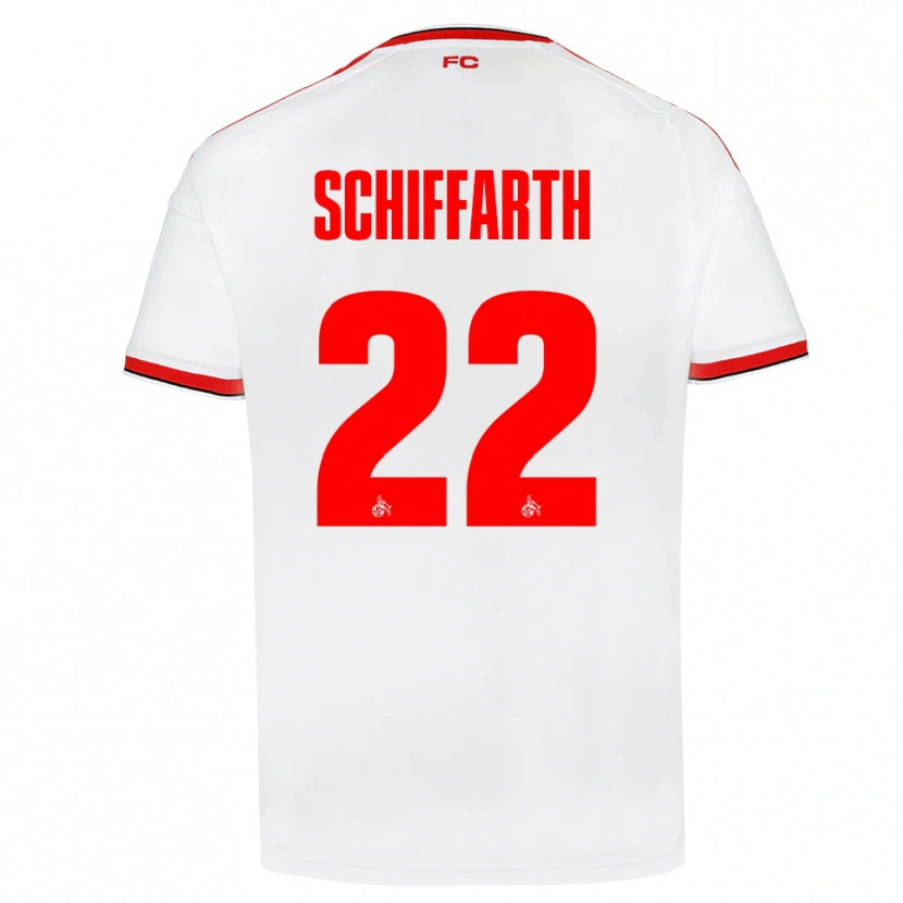 Danxen Homem Camisola Julia Schiffarth #22 Branco Vermelho Preto Principal 2026/27 Camisa