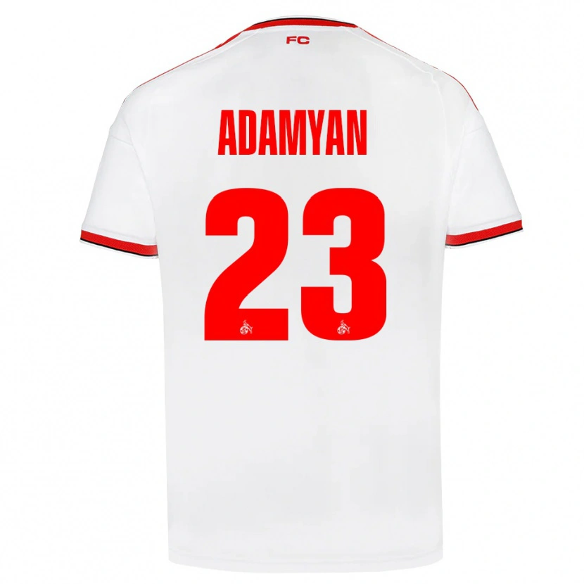 Danxen Homem Camisola Sargis Adamyan #23 Branco Vermelho Preto Principal 2026/27 Camisa
