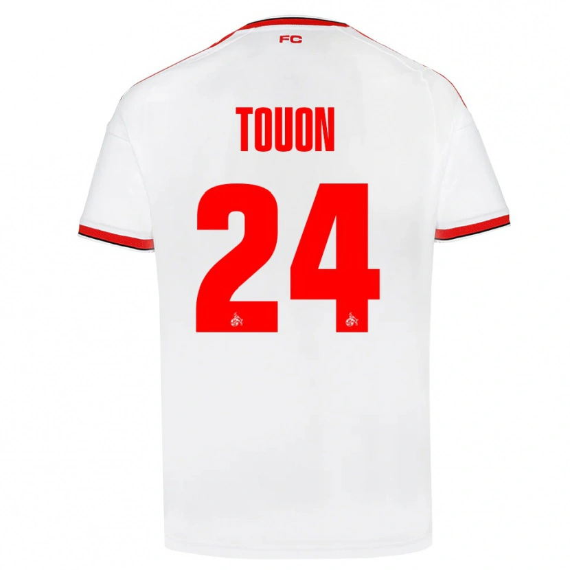 Danxen Homem Camisola Ella Touon #24 Branco Vermelho Preto Principal 2026/27 Camisa