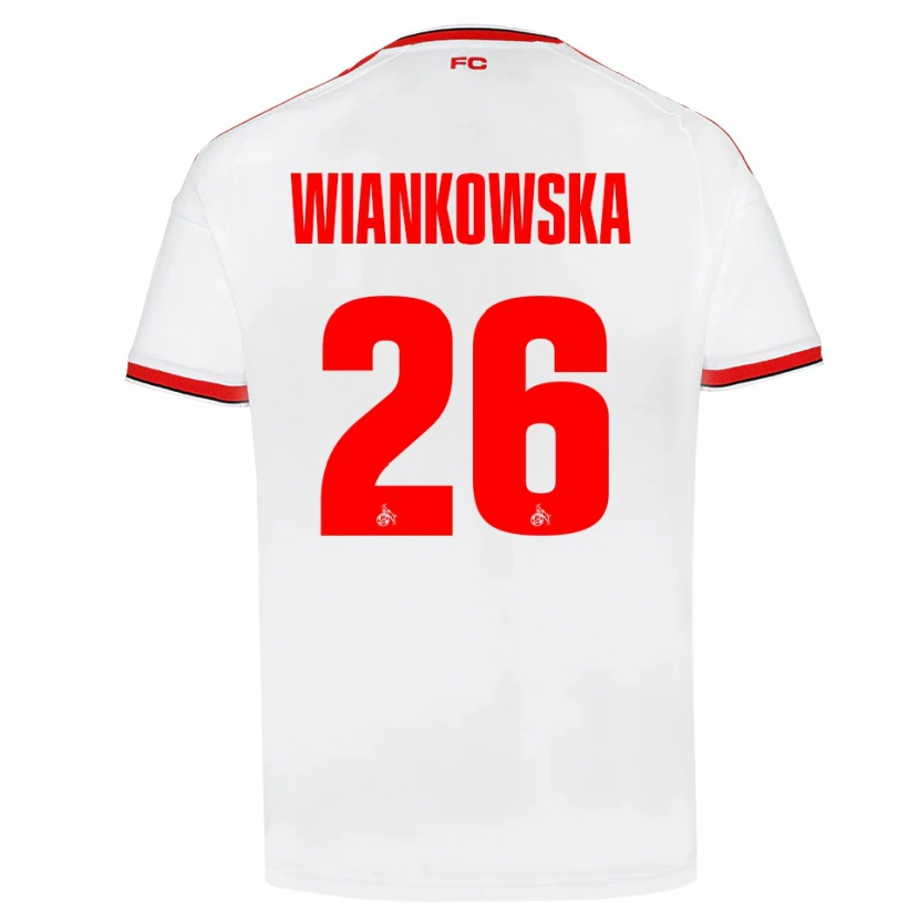 Danxen Homem Camisola Martyna Wiankow­ska #26 Branco Vermelho Preto Principal 2026/27 Camisa