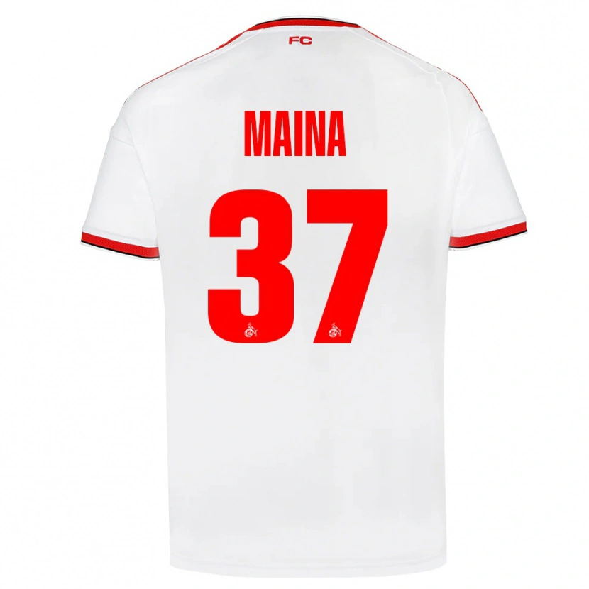 Danxen Homem Camisola Linton Maina #37 Branco Vermelho Preto Principal 2026/27 Camisa