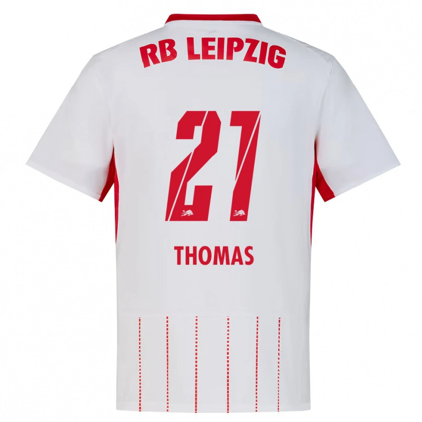 Danxen Homem Camisola Ayodele Thomas #21 Vermelho Branco Amarelo Principal 2026/27 Camisa