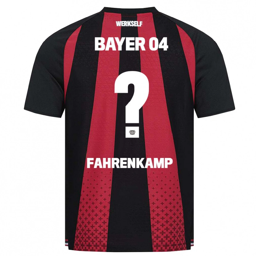 Danxen Homem Camisola Mike Fahrenkamp #0 Preto Branco Vermelho Principal 2026/27 Camisa