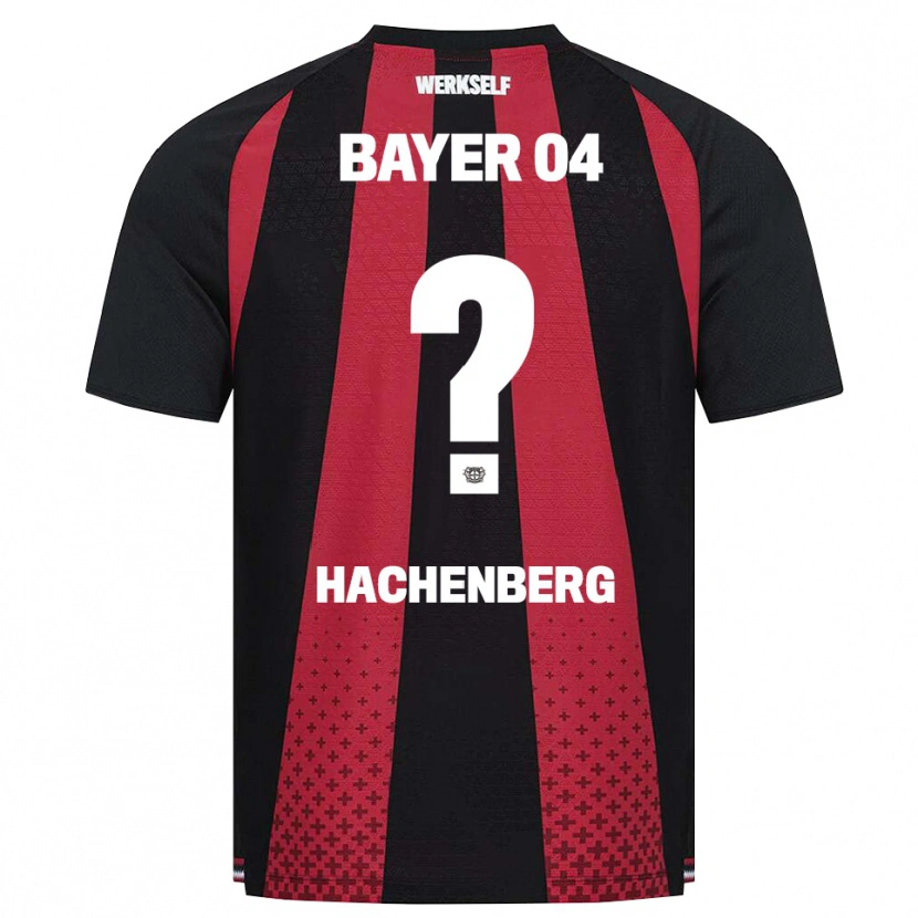 Danxen Homem Camisola Merlin Hachenberg #0 Preto Branco Vermelho Principal 2026/27 Camisa