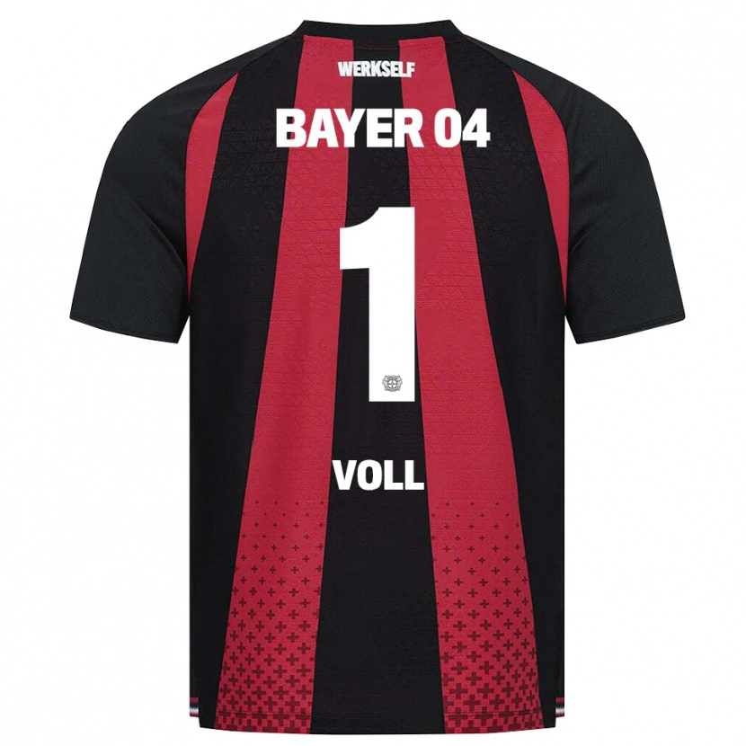 Danxen Homem Camisola Charlotte Voll #1 Preto Branco Vermelho Principal 2026/27 Camisa