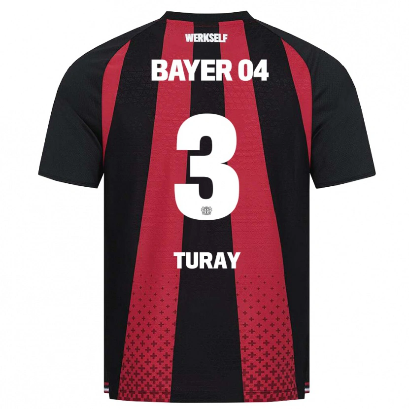Danxen Homem Camisola Osman Turay #3 Preto Branco Vermelho Principal 2026/27 Camisa