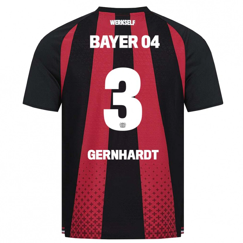 Danxen Homem Camisola Nils Gernhardt #3 Preto Branco Vermelho Principal 2026/27 Camisa