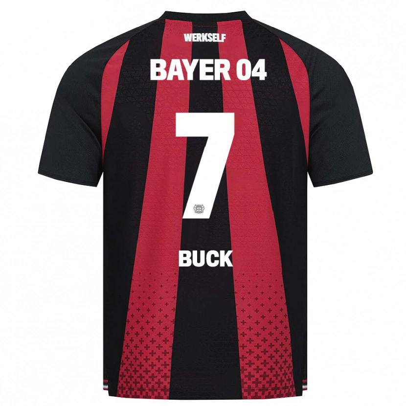 Danxen Homem Camisola Dustin Buck #7 Preto Branco Vermelho Principal 2026/27 Camisa