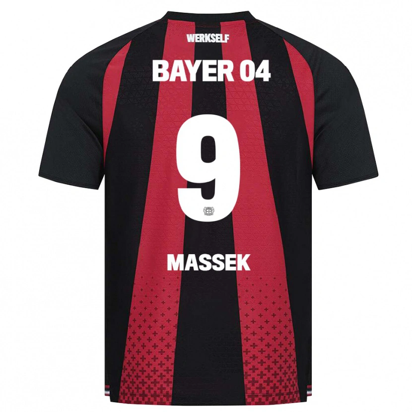 Danxen Homem Camisola Ivan Massek #9 Preto Branco Vermelho Principal 2026/27 Camisa