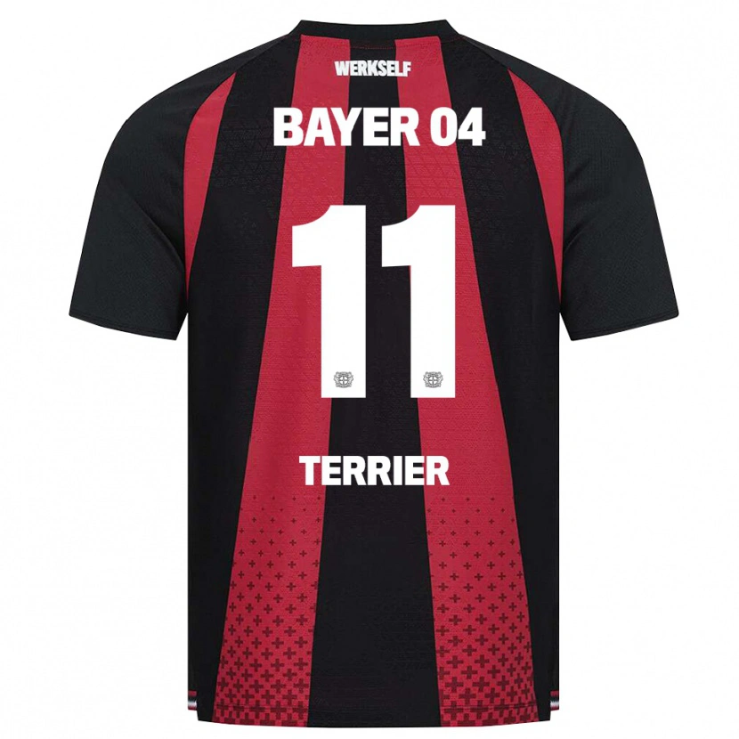 Danxen Homem Camisola Martin Terrier #11 Preto Branco Vermelho Principal 2026/27 Camisa
