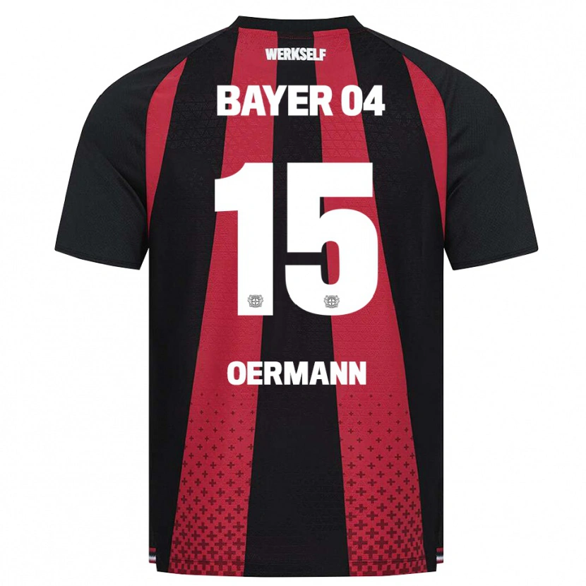 Danxen Homem Camisola Tim Oermann #15 Preto Branco Vermelho Principal 2026/27 Camisa