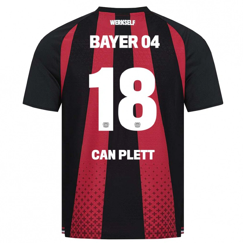 Danxen Homem Camisola Nico Can Plett #18 Preto Branco Vermelho Principal 2026/27 Camisa