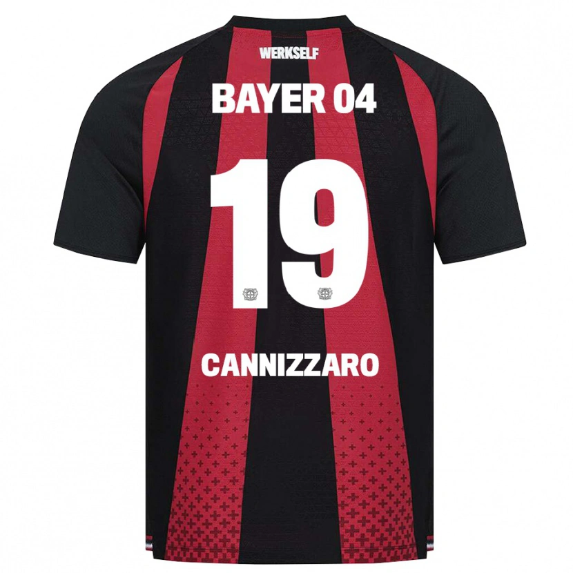 Danxen Homem Camisola Simone Cannizzaro #19 Preto Branco Vermelho Principal 2026/27 Camisa