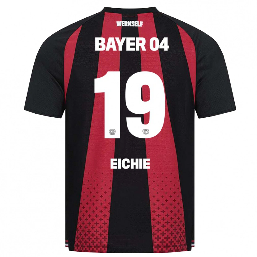 Danxen Homem Camisola Isaiah Eichie #19 Preto Branco Vermelho Principal 2026/27 Camisa