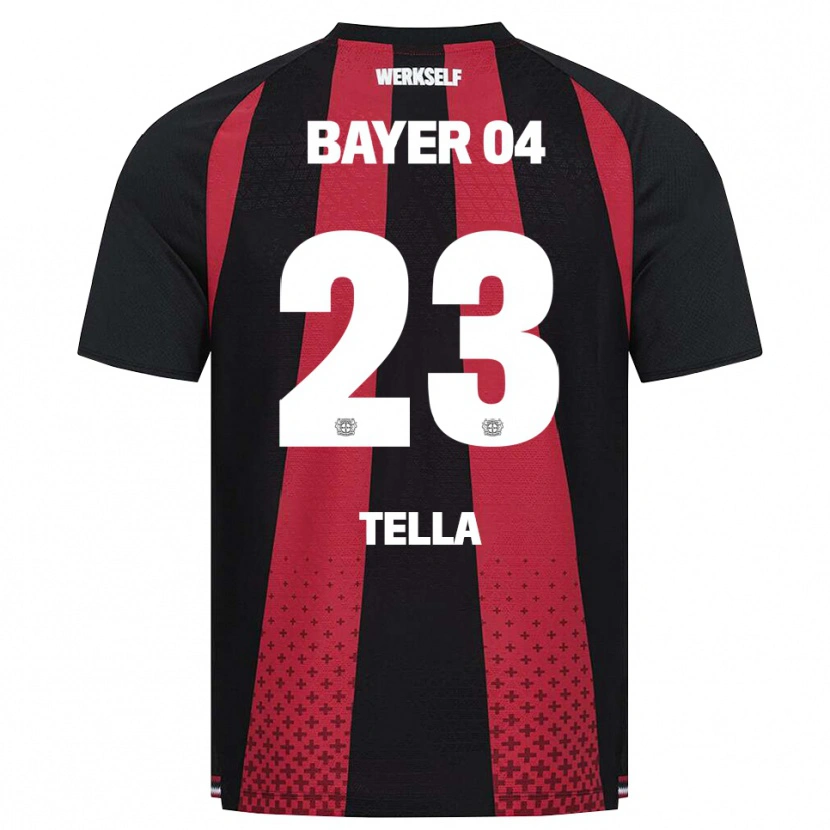 Danxen Homem Camisola Nathan Tella #23 Preto Branco Vermelho Principal 2026/27 Camisa