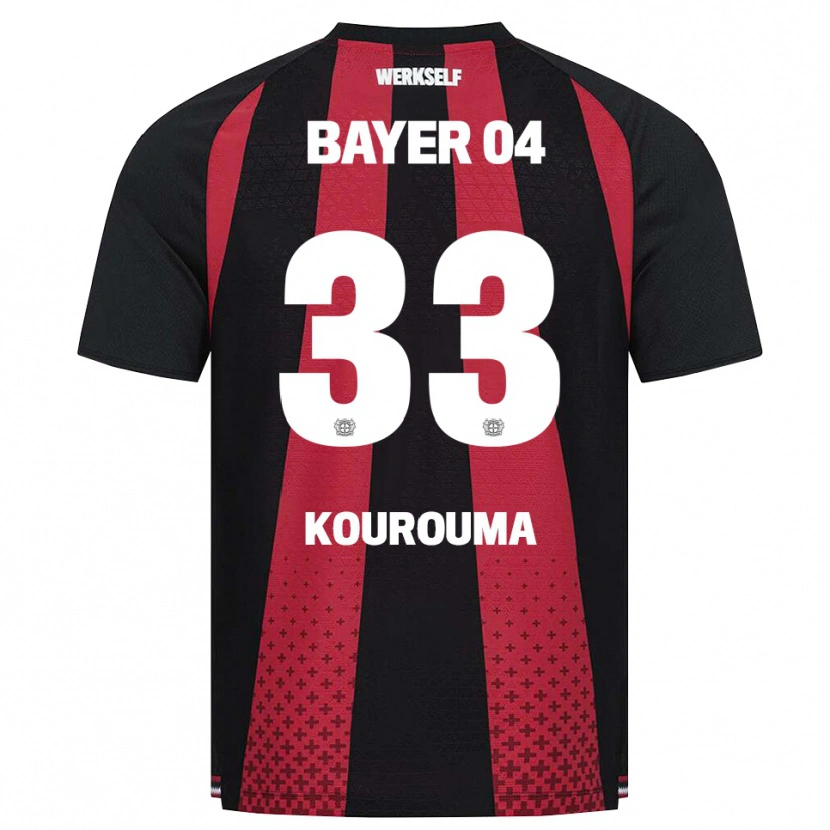 Danxen Homem Camisola Fakouman Kourouma #33 Preto Branco Vermelho Principal 2026/27 Camisa