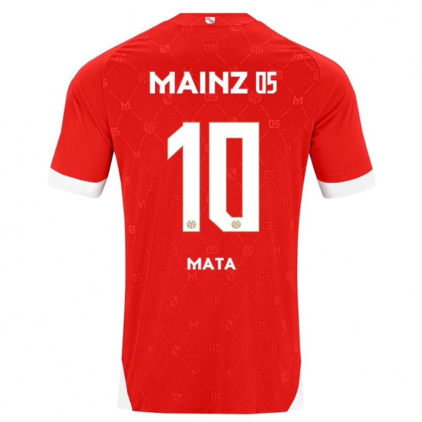 Danxen Homem Camisola Ken Mata #10 Vermelho Branco Principal 2026/27 Camisa