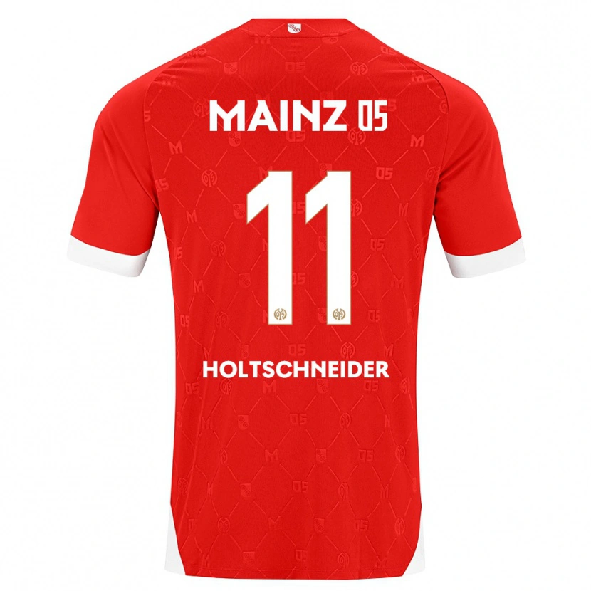 Danxen Homem Camisola Hannah Holtschneider #11 Vermelho Branco Principal 2026/27 Camisa