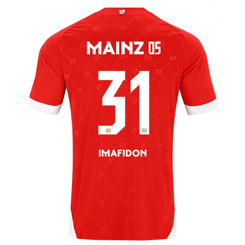 Danxen Homem Camisola Daniel Imafidon #31 Vermelho Branco Principal 2026/27 Camisa
