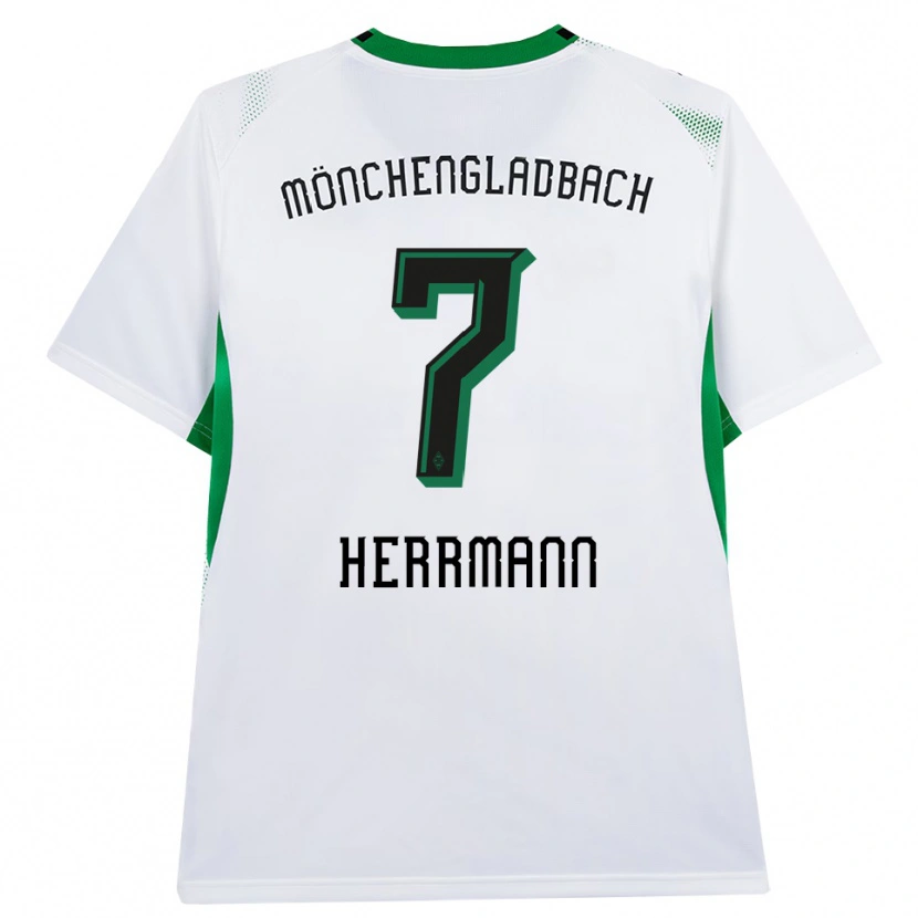 Danxen Homem Camisola Patrick Herrmann #7 Branco Verde Preto Principal 2026/27 Camisa
