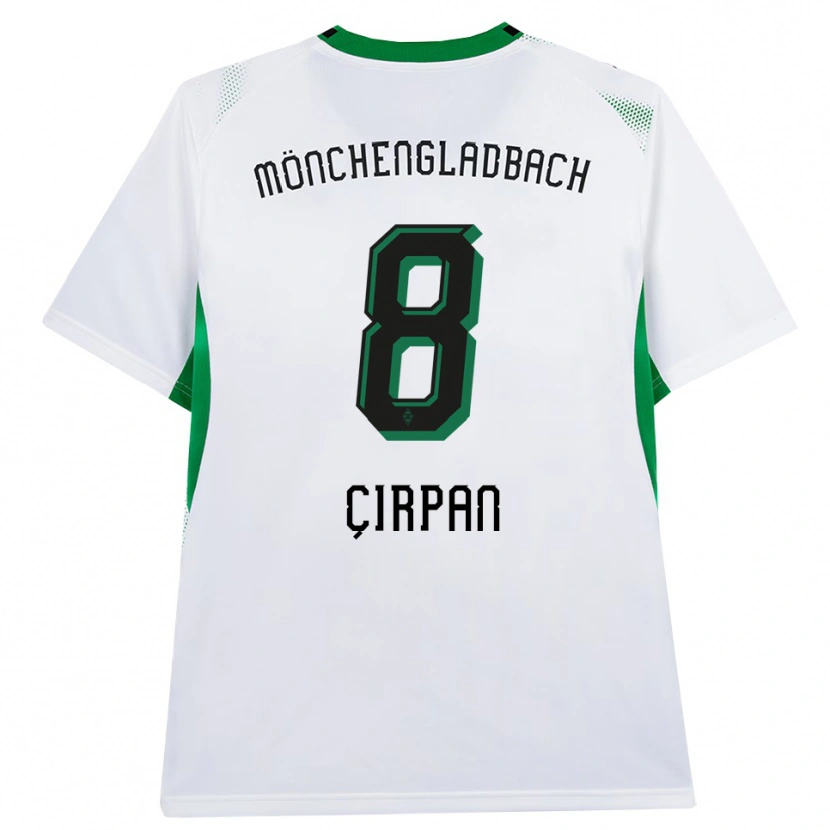 Danxen Homem Camisola Kemal Çırpan #8 Branco Verde Preto Principal 2026/27 Camisa