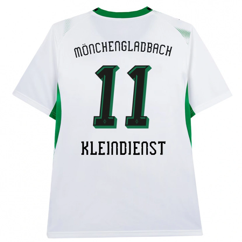 Danxen Homem Camisola Tim Kleindienst #11 Branco Verde Preto Principal 2026/27 Camisa