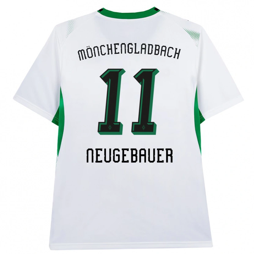 Danxen Homem Camisola Simon Neugebauer #11 Branco Verde Preto Principal 2026/27 Camisa