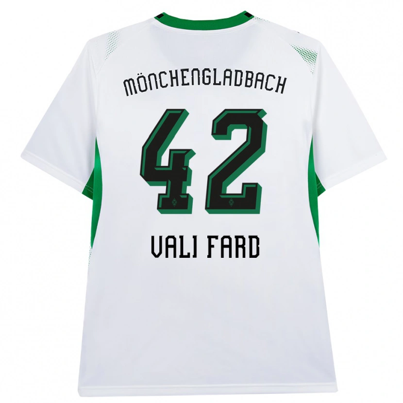 Danxen Homem Camisola Elias Vali Fard #42 Branco Verde Preto Principal 2026/27 Camisa